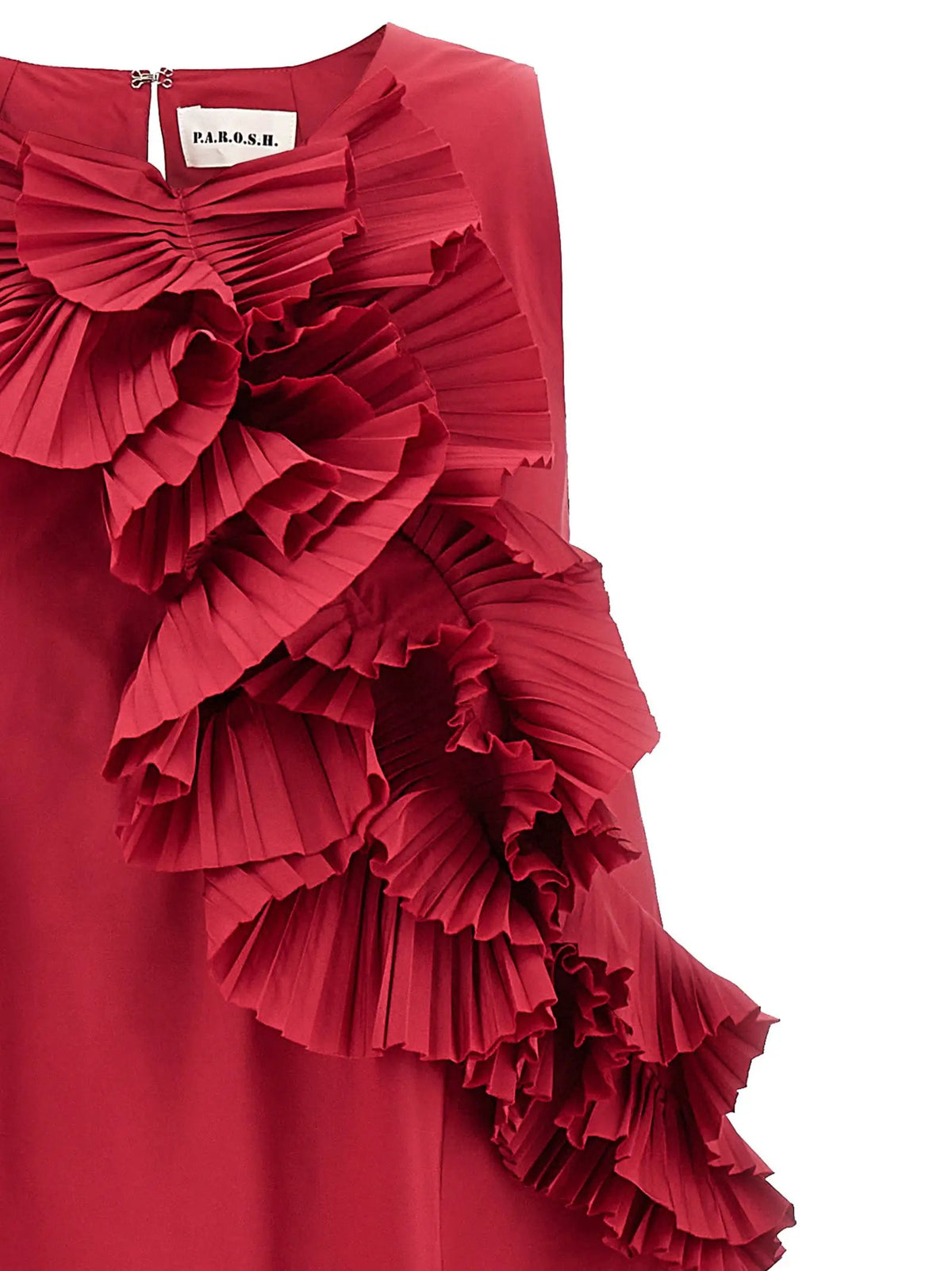 P.A.R.O.S.H. P.A.R.O.S.H. Fuchsia Polyester Long Dress