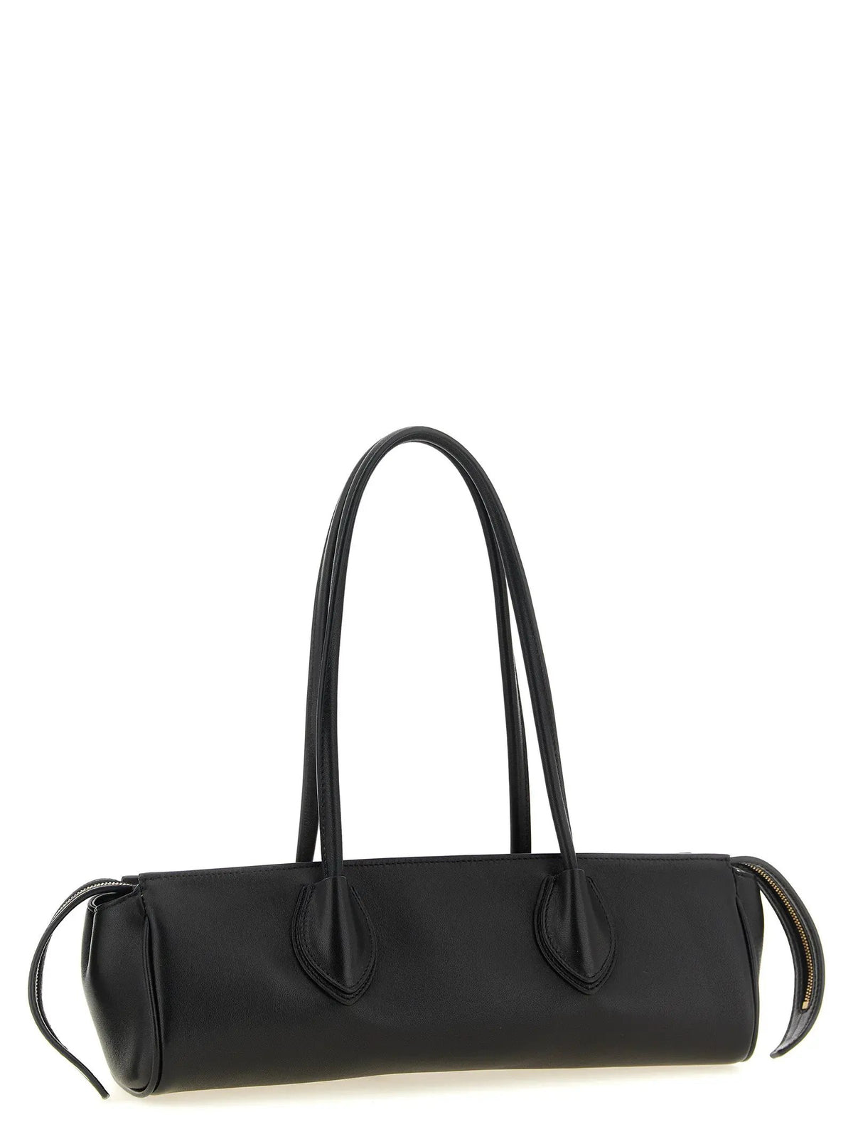 Khaite Khaite Black Lamb Leather Shoulder Bag