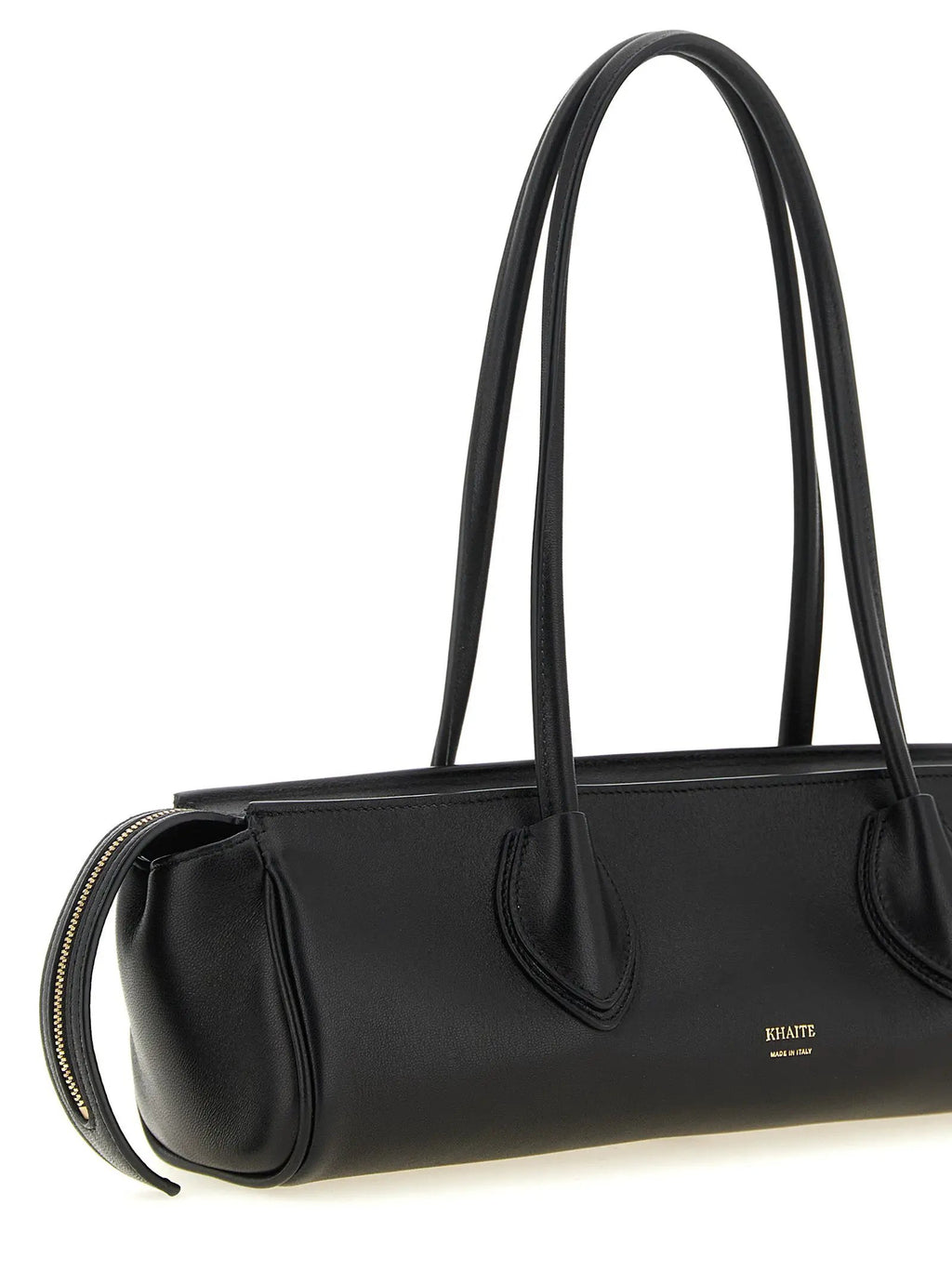 Khaite Khaite Black Lamb Leather Shoulder Bag