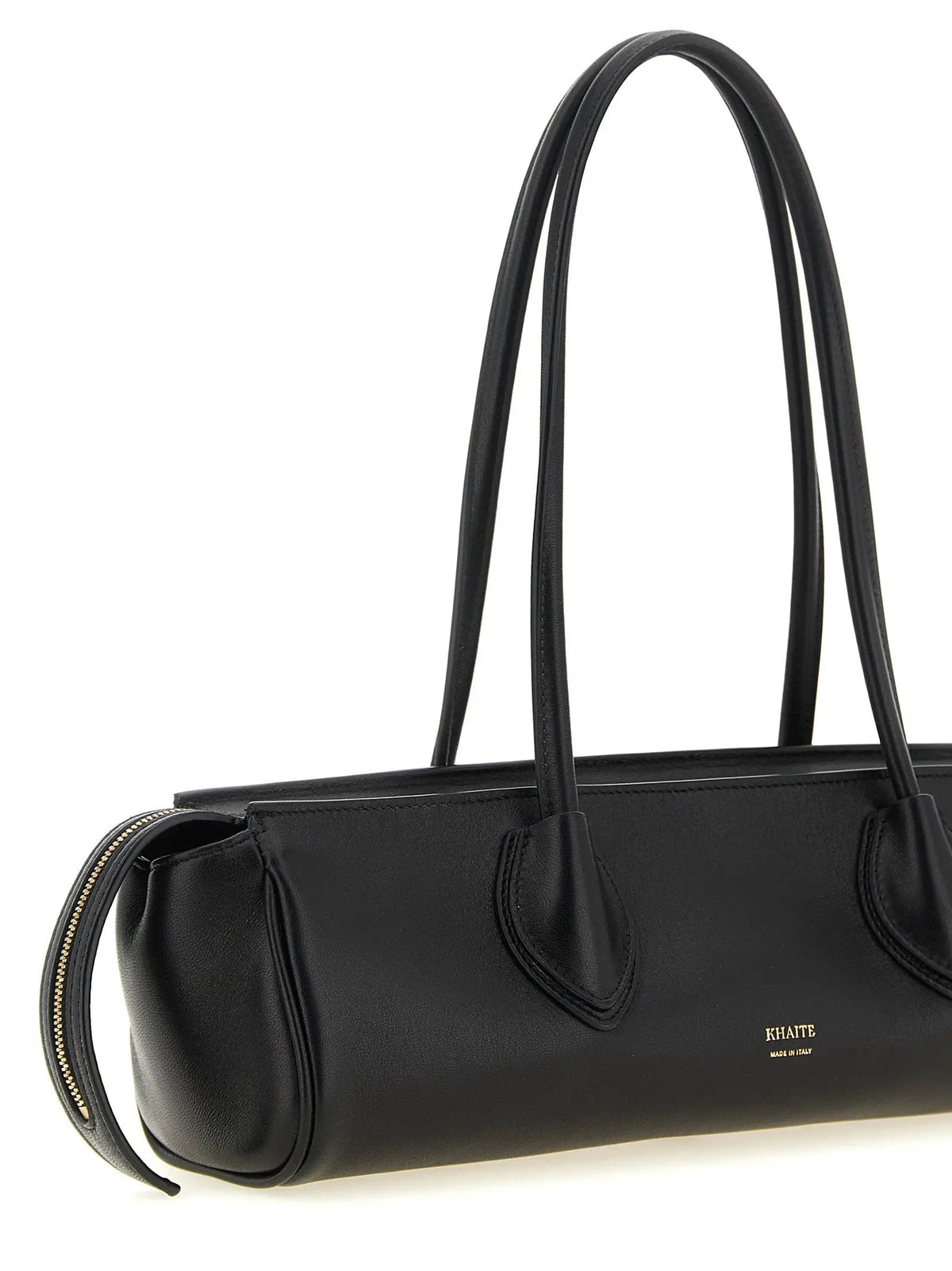 Khaite Khaite Black Lamb Leather Shoulder Bag