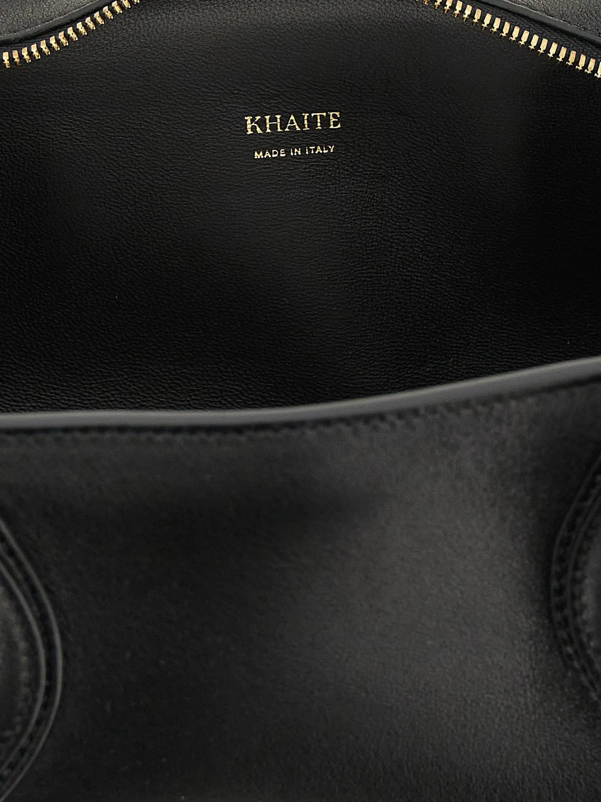 Khaite Khaite Black Lamb Leather Shoulder Bag