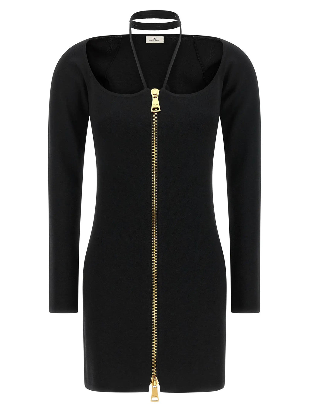 Elisabetta Franchi Elisabetta Franchi Black Viscose Short Dress
