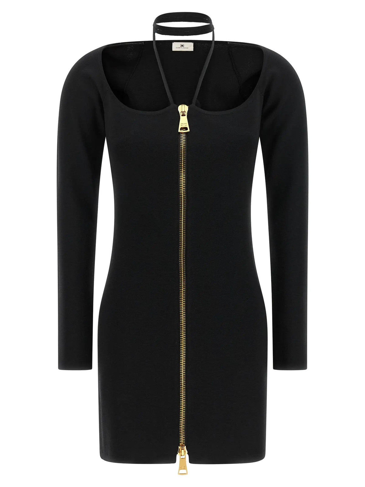 Elisabetta Franchi Elisabetta Franchi Black Viscose Short Dress