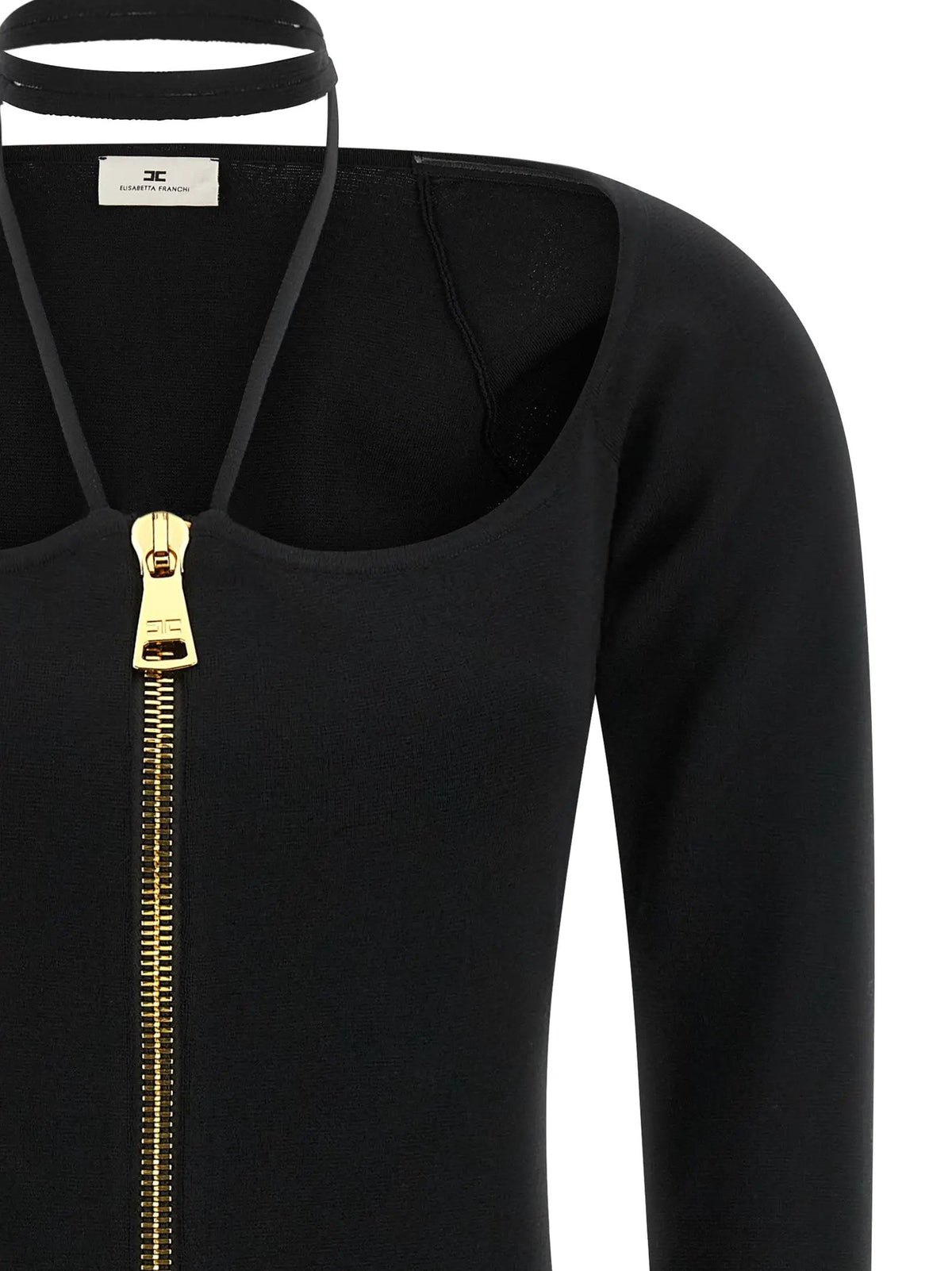 Elisabetta Franchi Elisabetta Franchi Black Viscose Short Dress