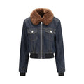 Ganni Blue Cotton Denim Jacket