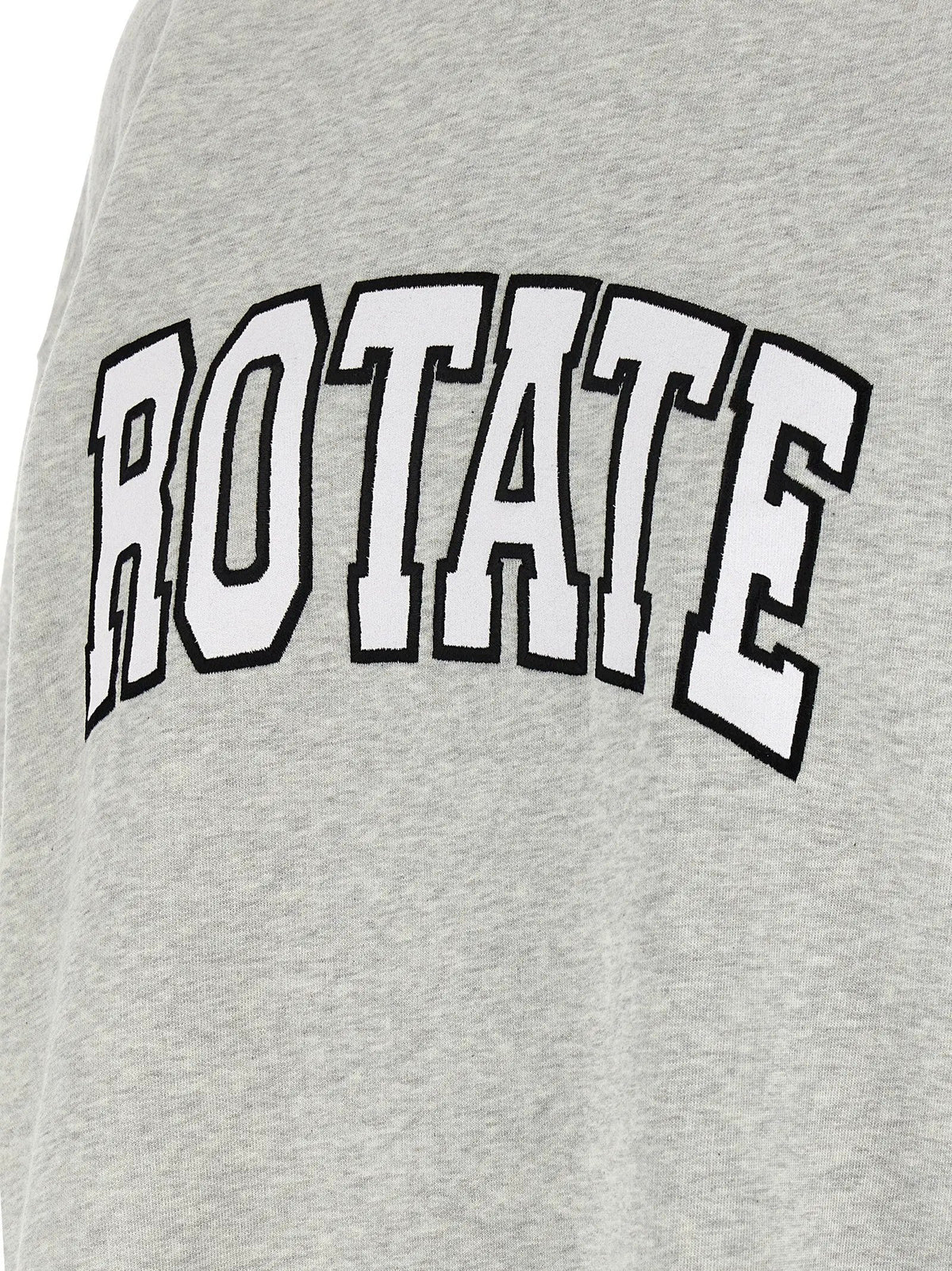ROTATE BIRGER CHRISTENSEN Gray Cotton Sweatshirt
