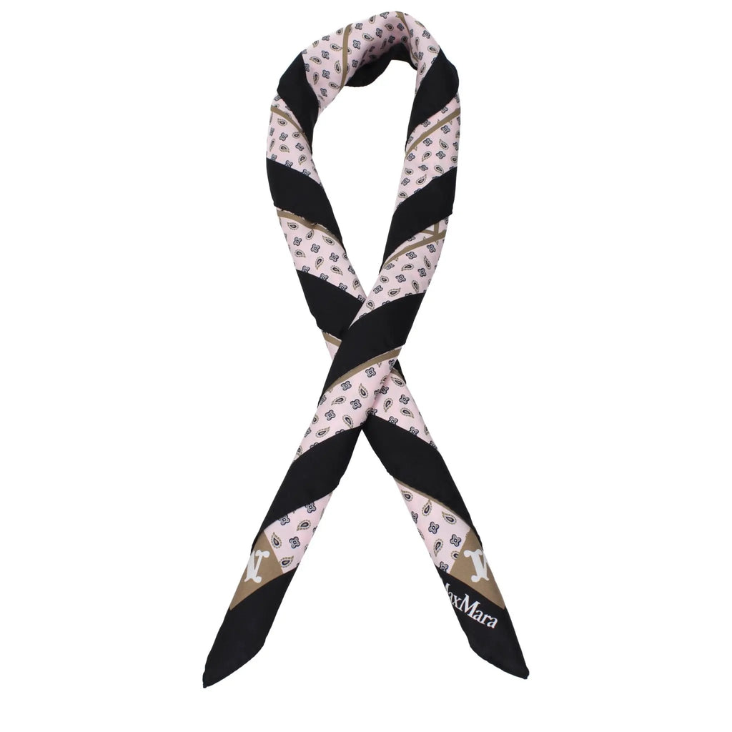 Max Mara Pink Silk Foulard