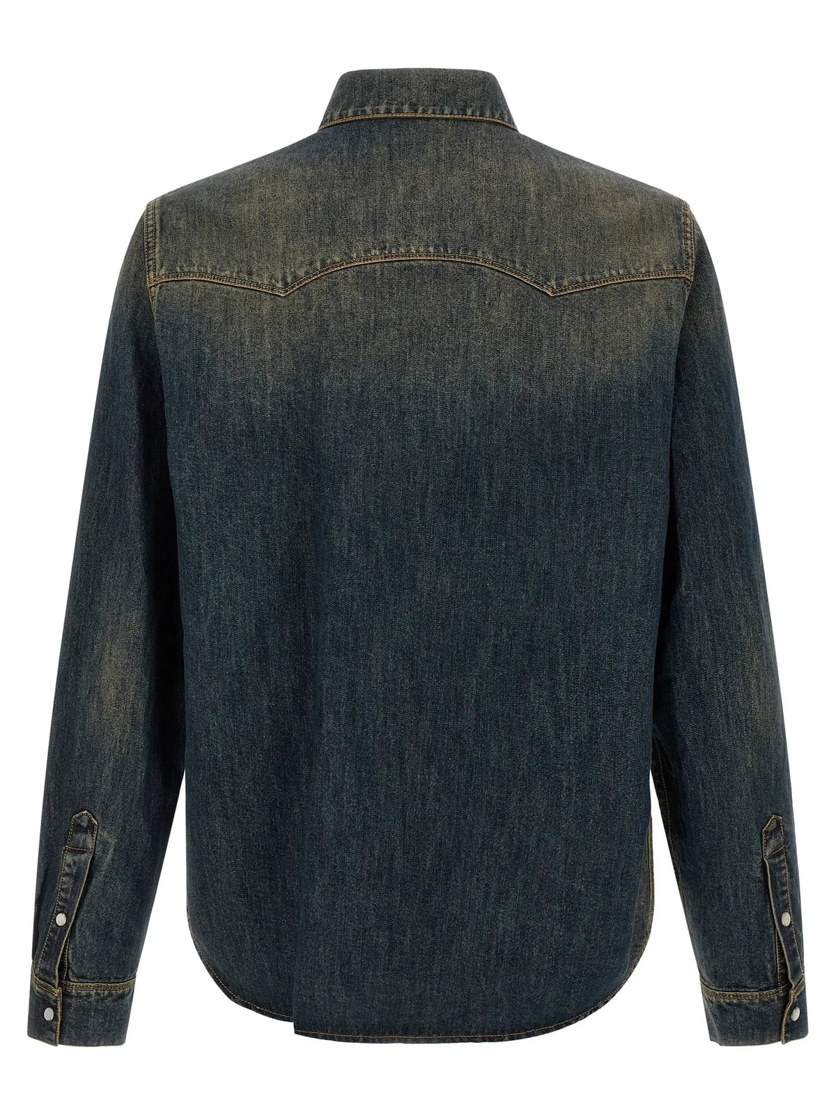 Fendi Fendi Blue Cotton Blouse