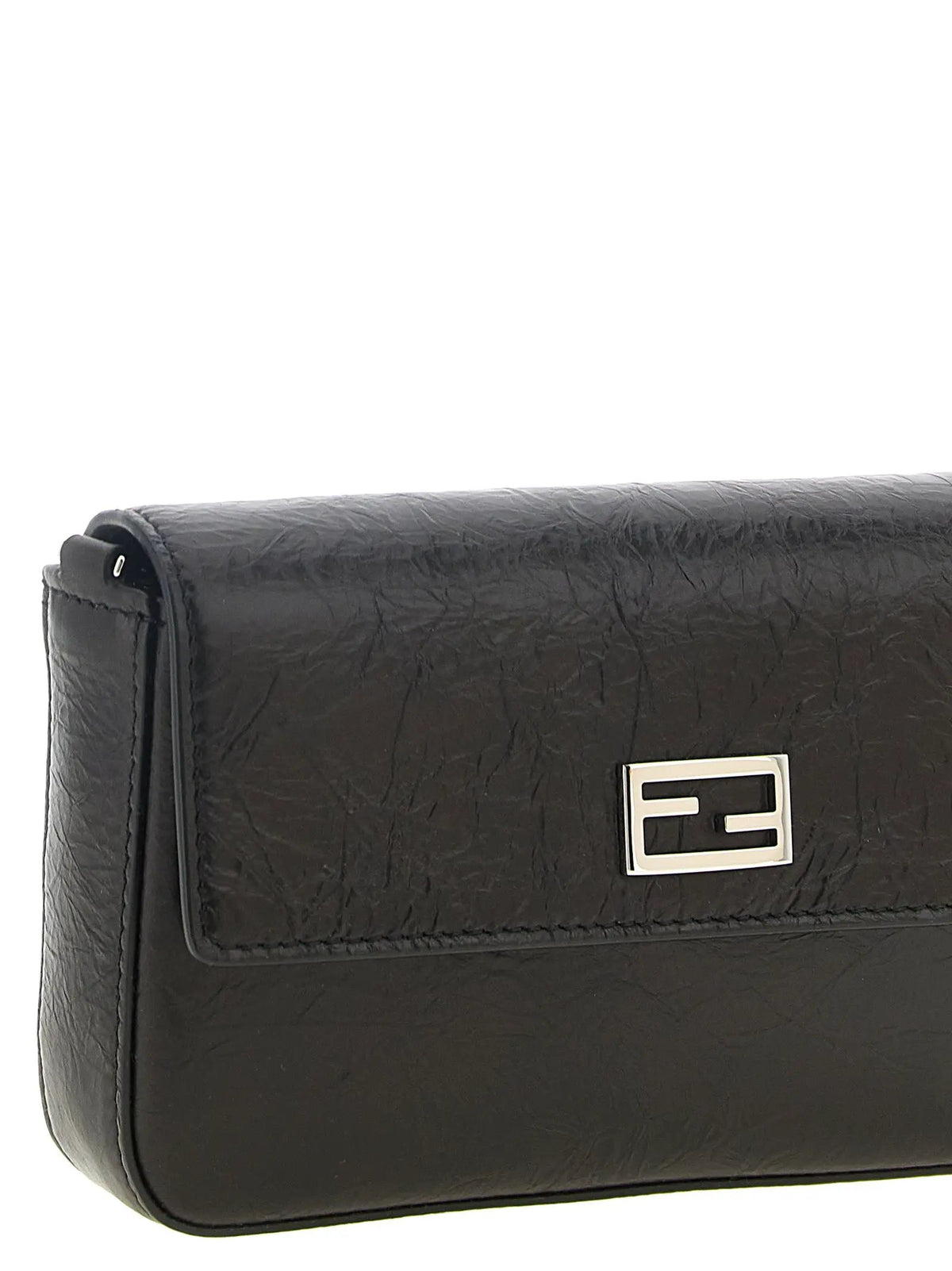 Fendi Fendi Black Calfskin Cardholder