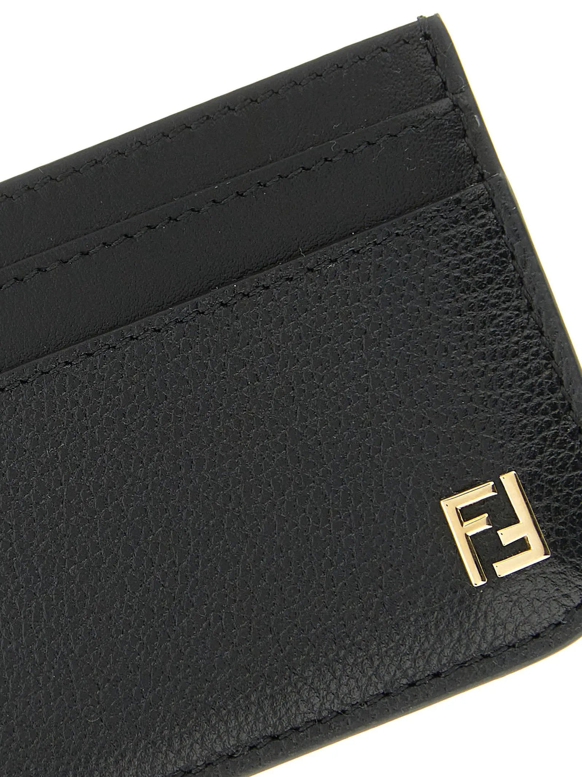 Fendi Fendi Black Calfskin Cardholder