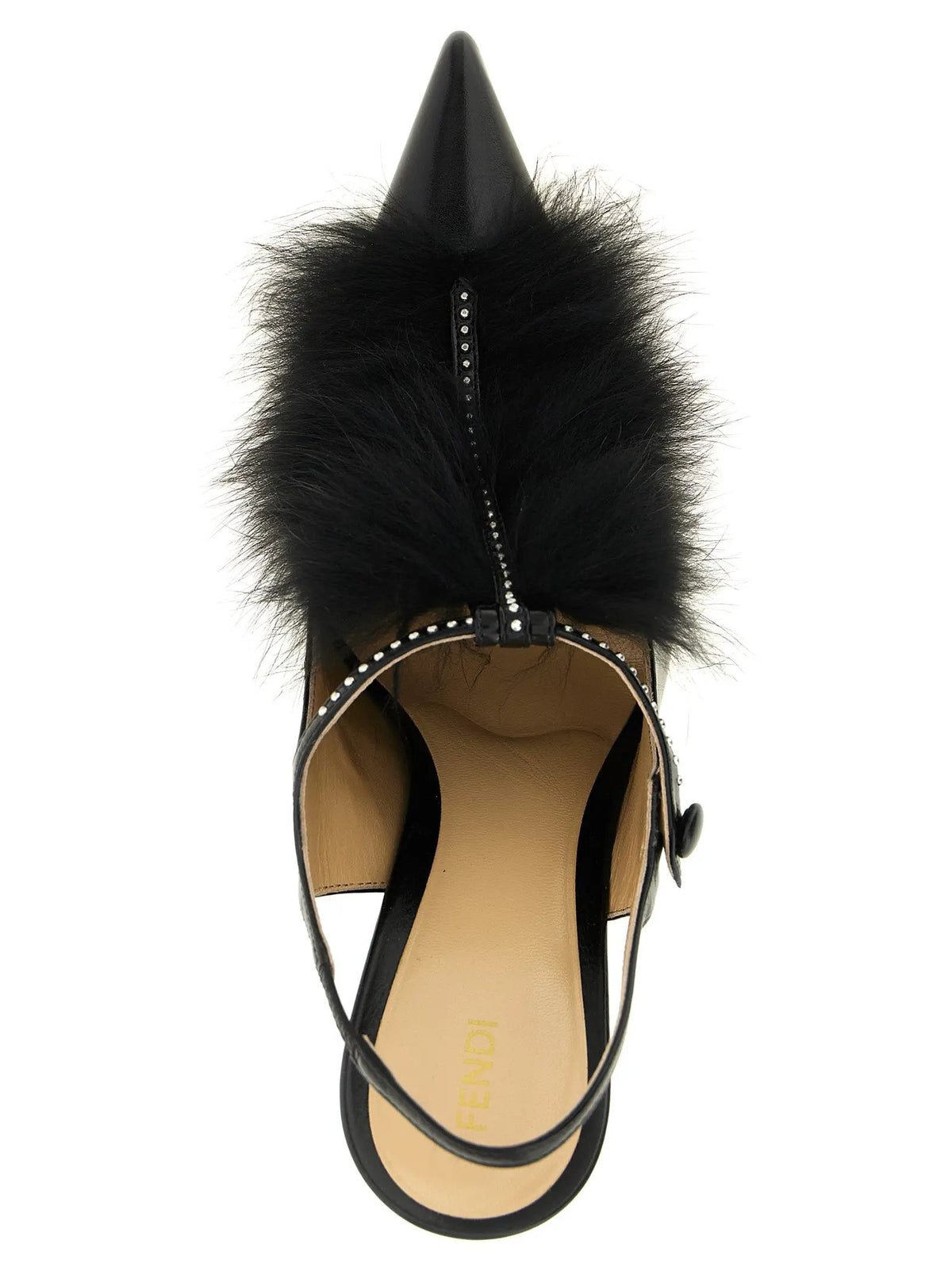 Fendi Fendi Black Calfskin High Heel Pumps