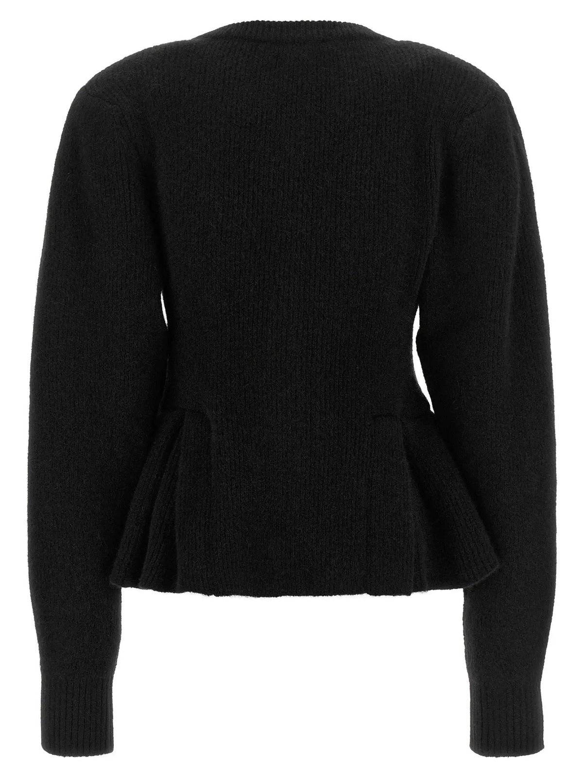 ROTATE BIRGER CHRISTENSEN ROTATE BIRGER CHRISTENSEN Black Wool Cardigan