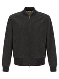 Lardini Lardini Gray Virgin Wool Bomber