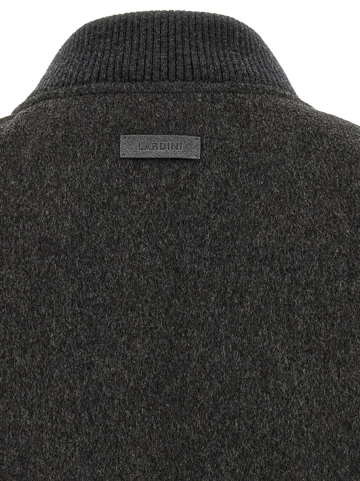 Lardini Lardini Gray Virgin Wool Bomber