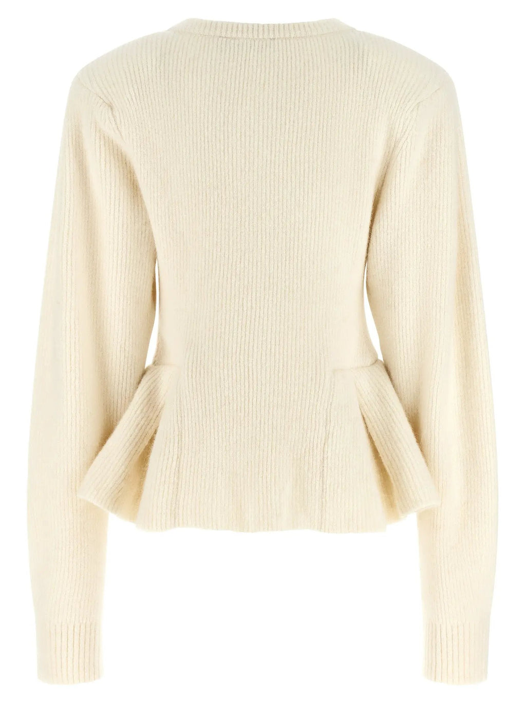ROTATE BIRGER CHRISTENSEN ROTATE BIRGER CHRISTENSEN White Wool Cardigan