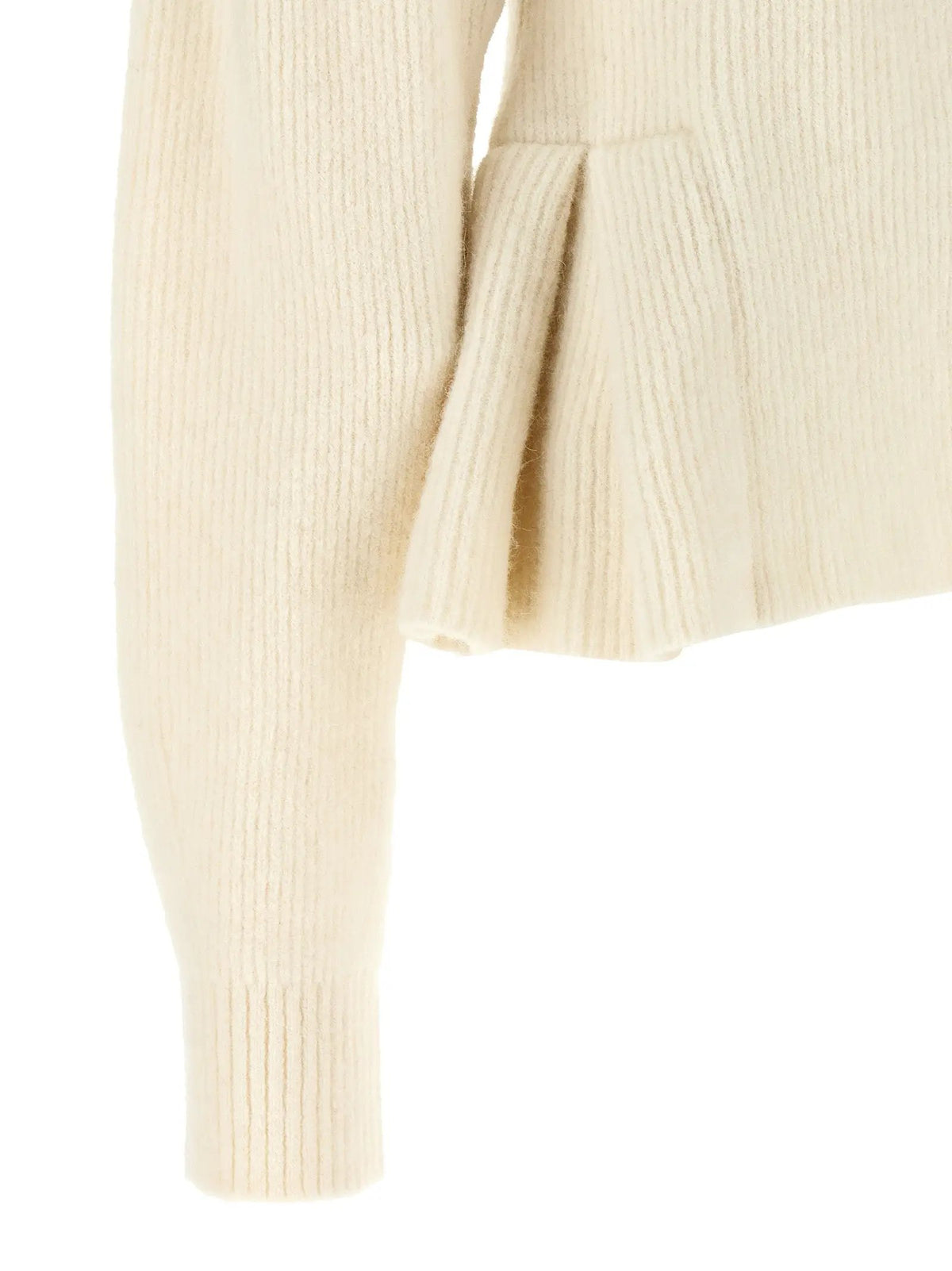 ROTATE BIRGER CHRISTENSEN ROTATE BIRGER CHRISTENSEN White Wool Cardigan