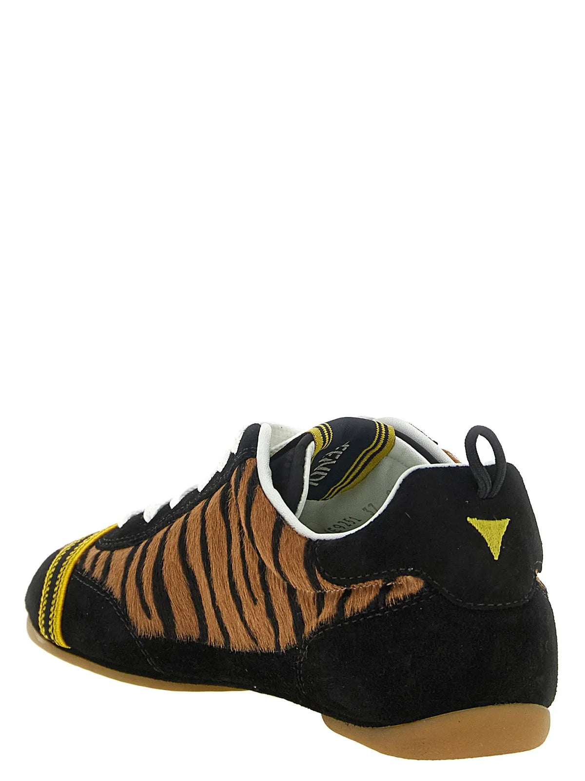 Fendi Fendi Brown Calfskin Athletic Sneakers
