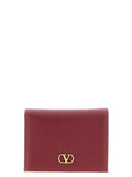 Valentino Garavani Valentino Garavani Bordeaux Calfskin Cardholder