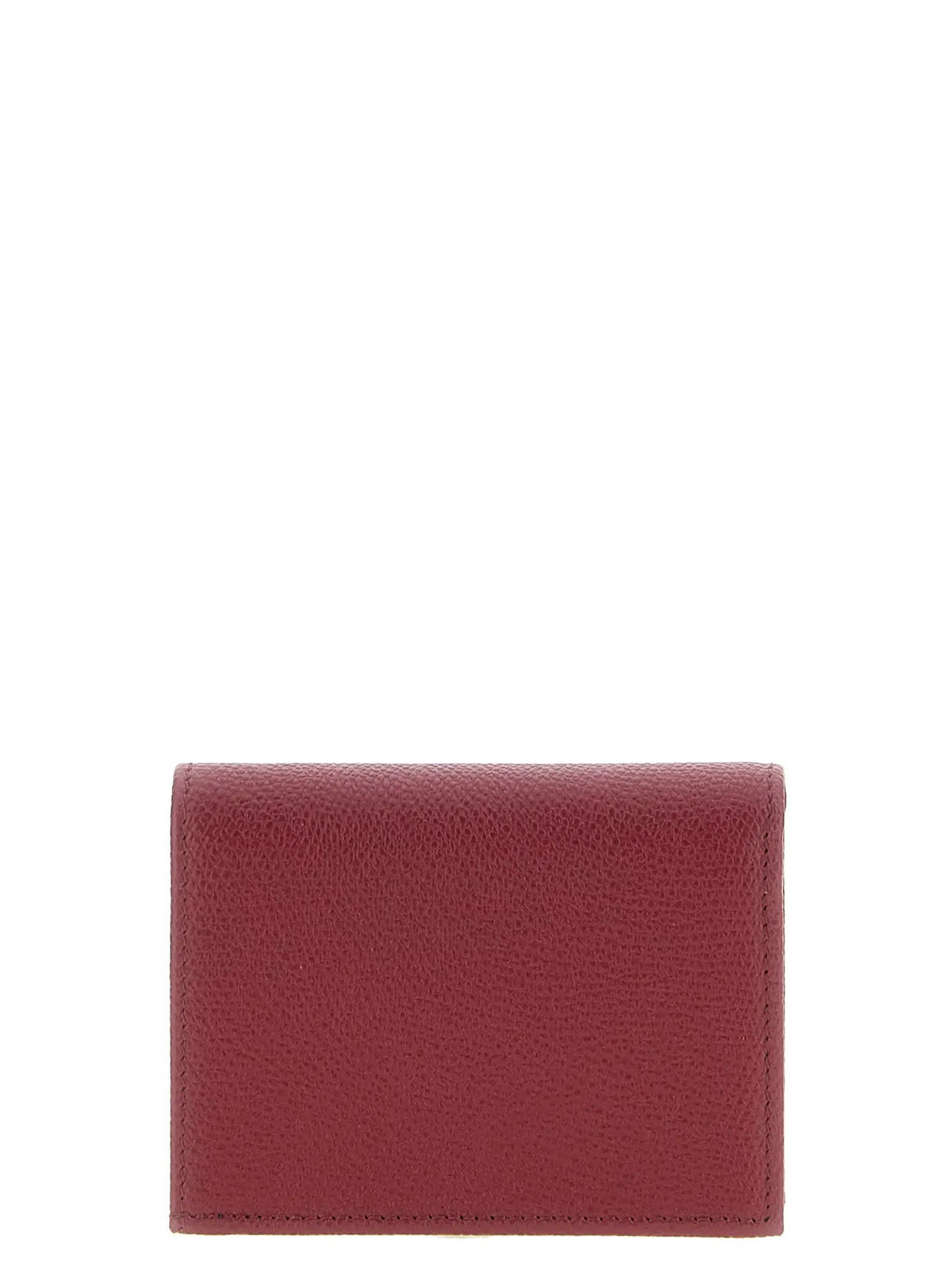 Valentino Garavani Valentino Garavani Bordeaux Calfskin Cardholder