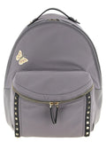 Valentino Garavani Valentino Garavani Gray Polyester Backpack
