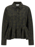 Ganni Ganni Bicolor Organic Cotton Blouse