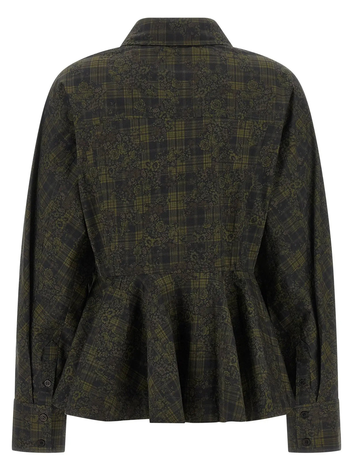 Ganni Ganni Bicolor Organic Cotton Blouse