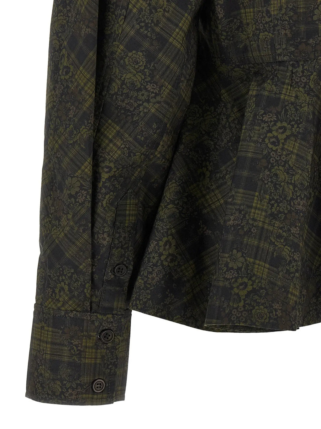 Ganni Ganni Bicolor Organic Cotton Blouse