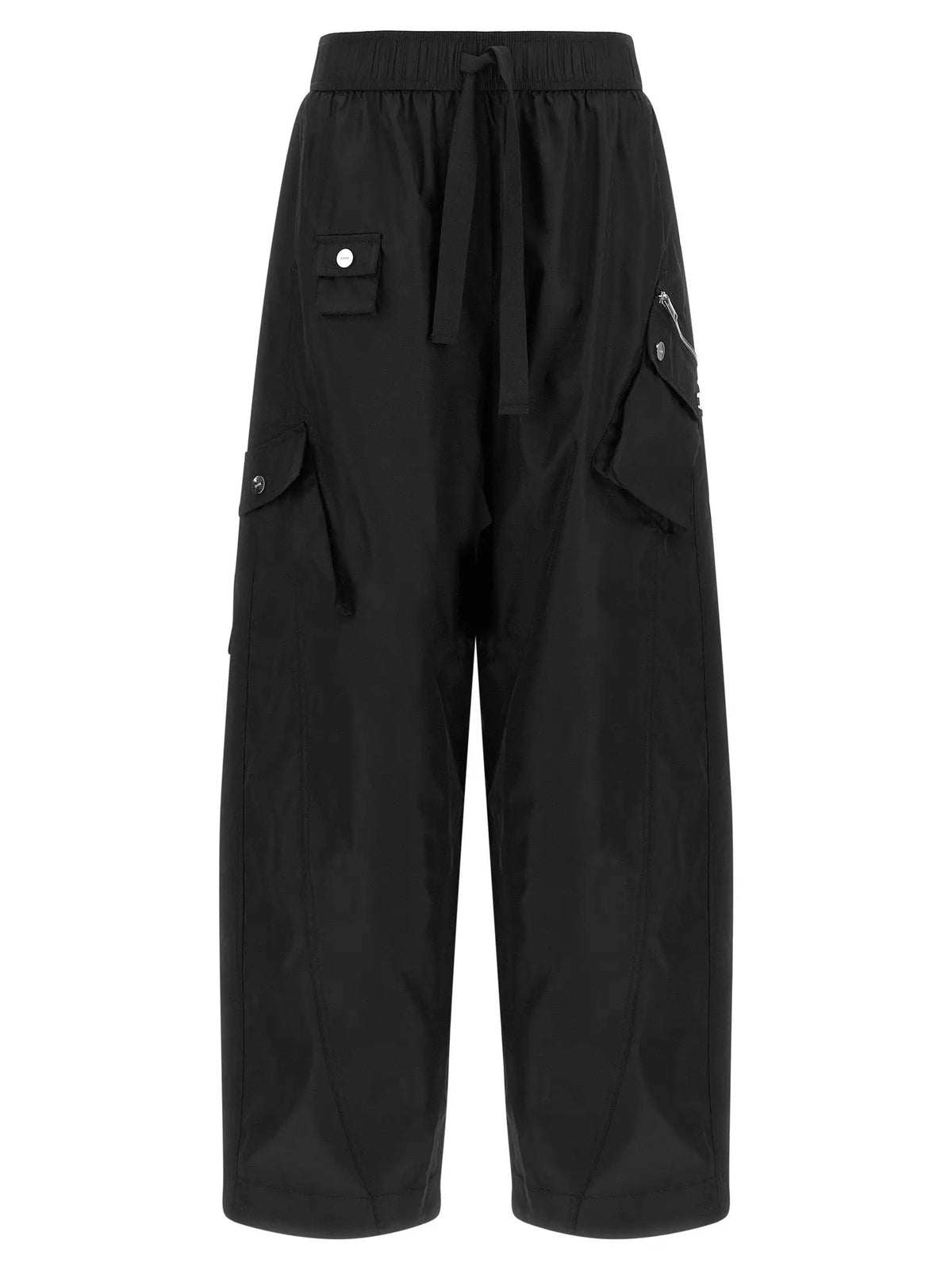 Ganni Ganni Black Recycled Polyamide Cargo Pants