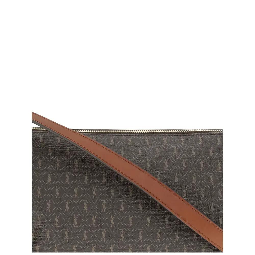 Saint Laurent Saint Laurent Brown Leather Shoulder Bag