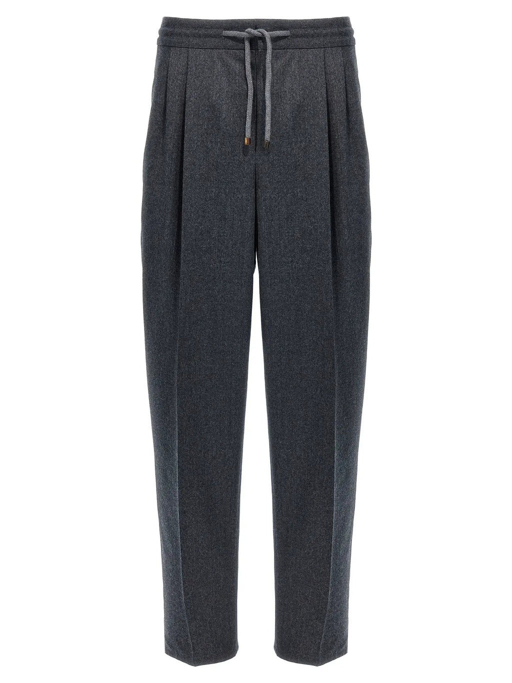 Brunello Cucinelli Brunello Cucinelli Gray Virgin Wool Casual Pants