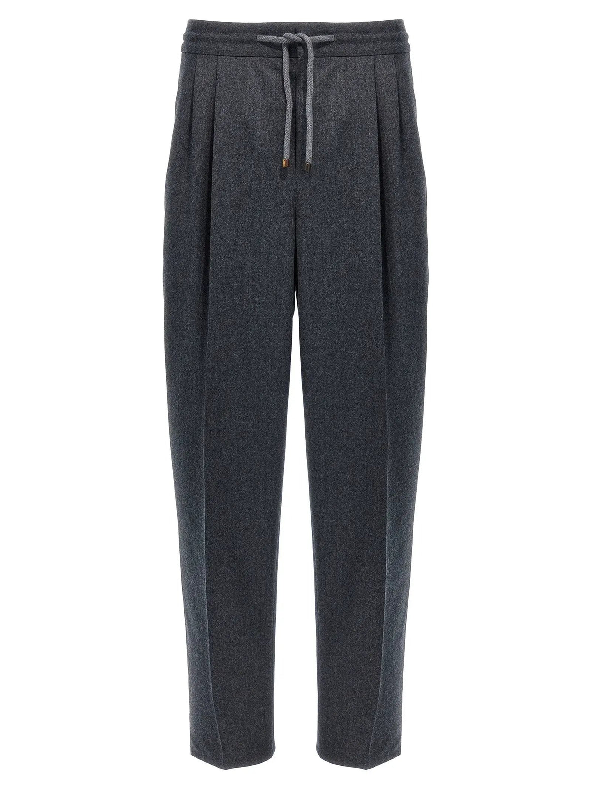 Brunello Cucinelli Brunello Cucinelli Gray Virgin Wool Casual Pants