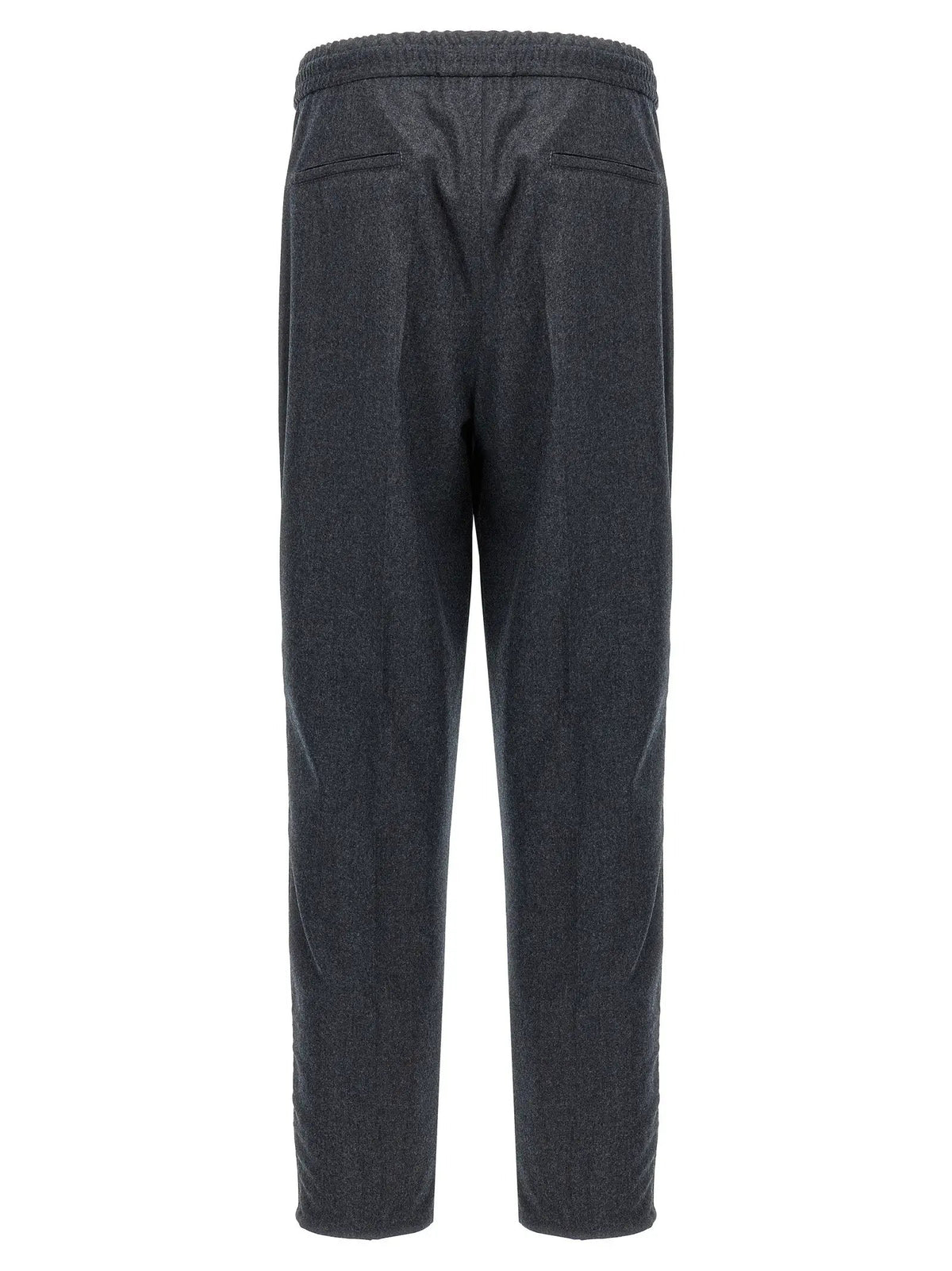 Brunello Cucinelli Brunello Cucinelli Gray Virgin Wool Casual Pants