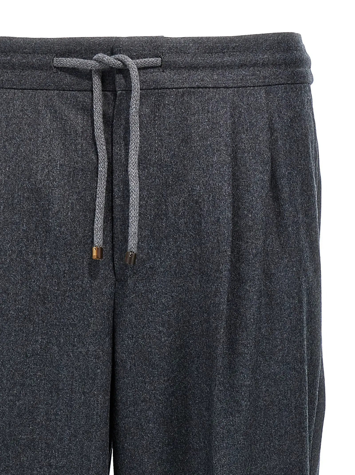 Brunello Cucinelli Brunello Cucinelli Gray Virgin Wool Casual Pants