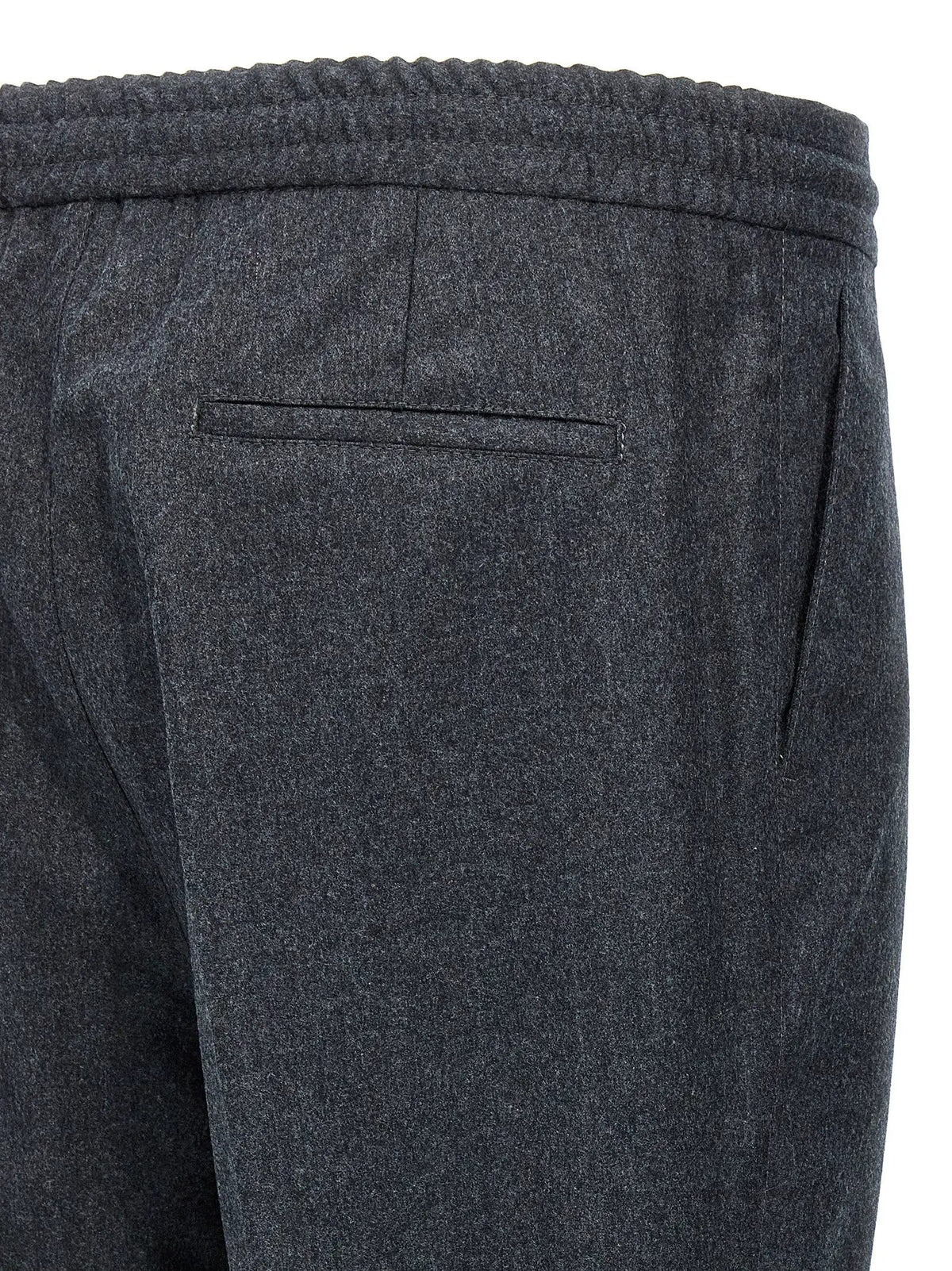 Brunello Cucinelli Brunello Cucinelli Gray Virgin Wool Casual Pants