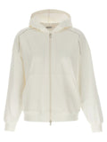 Brunello Cucinelli Brunello Cucinelli White Cotton Hoodie