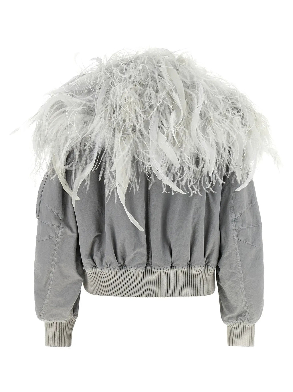 The Attico The Attico Gray Polyamide Bomber