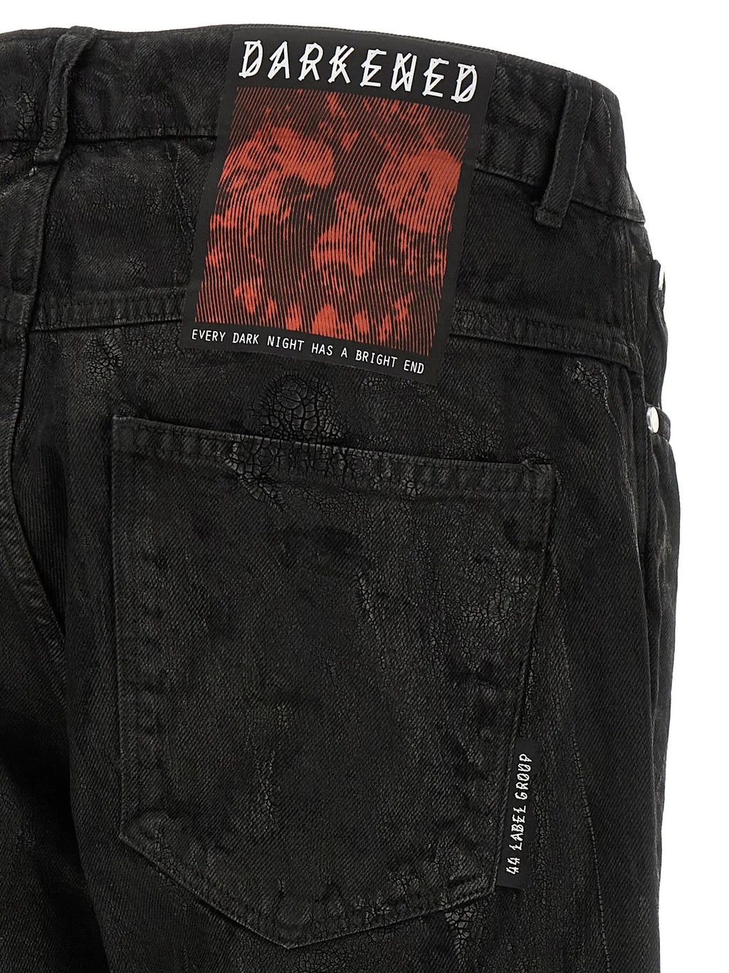 44 Label Group 44 Label Group Black Cotton Jeans Denim