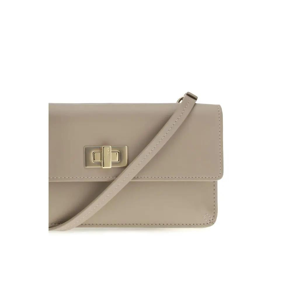 Fendi Beige Calf Leather Bos Taurus Wallet