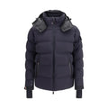 Moncler Grenoble Blue Polyamide Full-Length Jacket