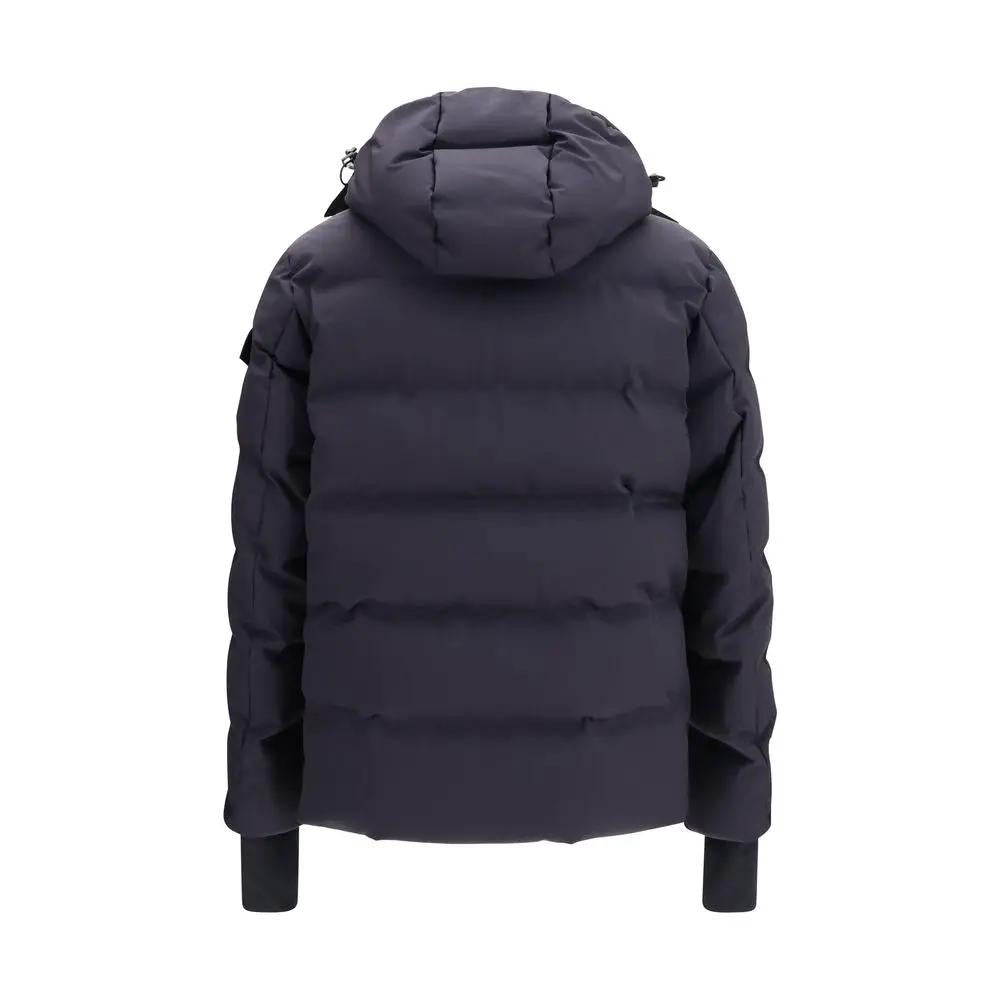Moncler Grenoble Blue Polyamide Full-Length Jacket