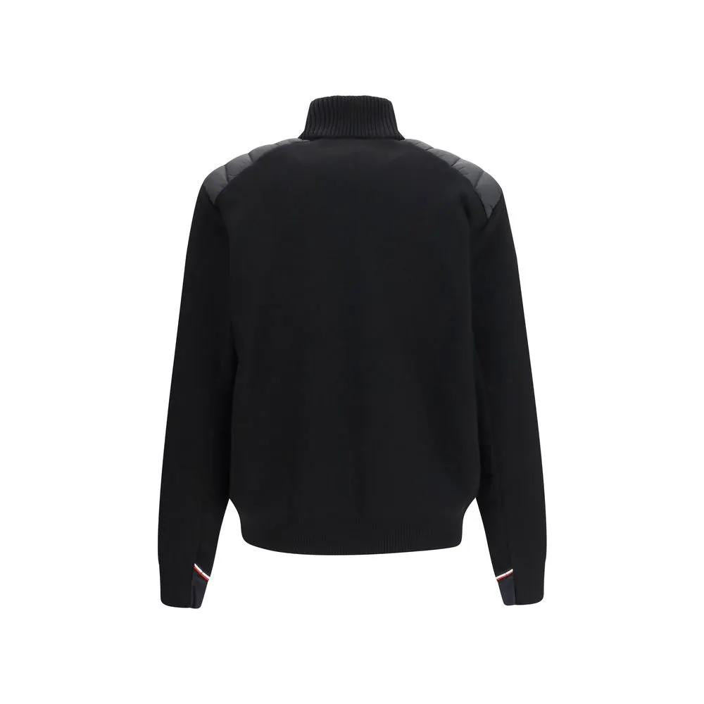 Moncler Grenoble Moncler Grenoble Black Wool Oves Aries Cardigan