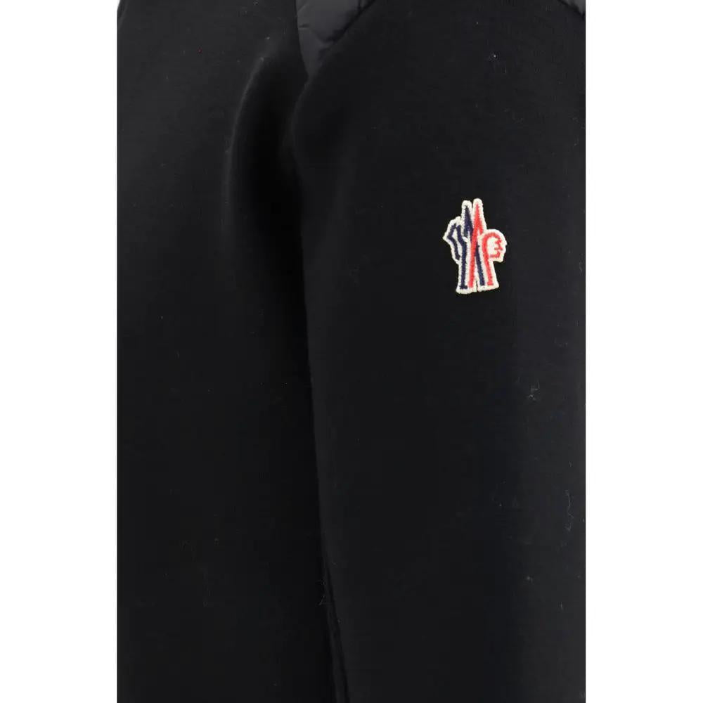 Moncler Grenoble Moncler Grenoble Black Wool Oves Aries Cardigan