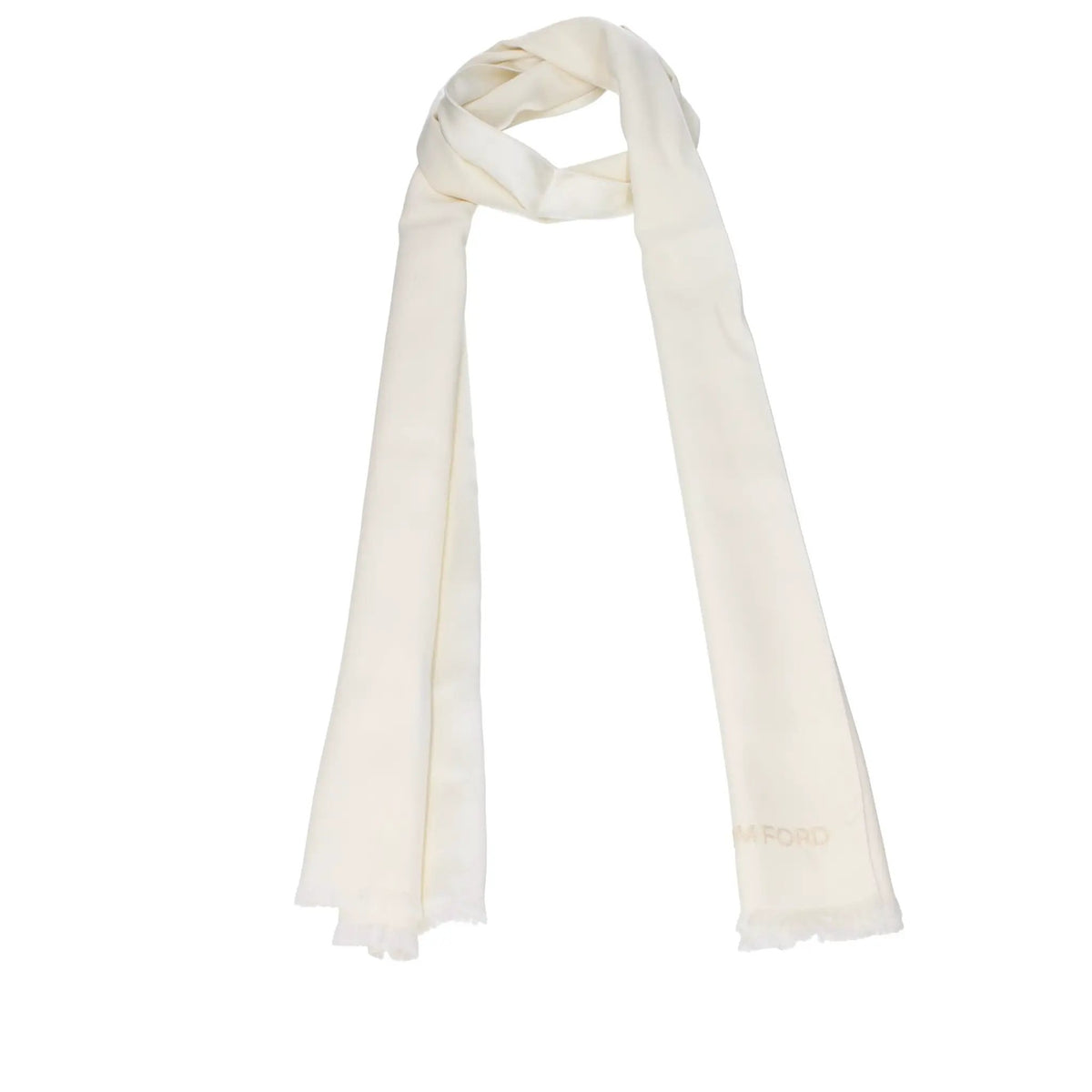 Tom Ford Beige Silk Foulard