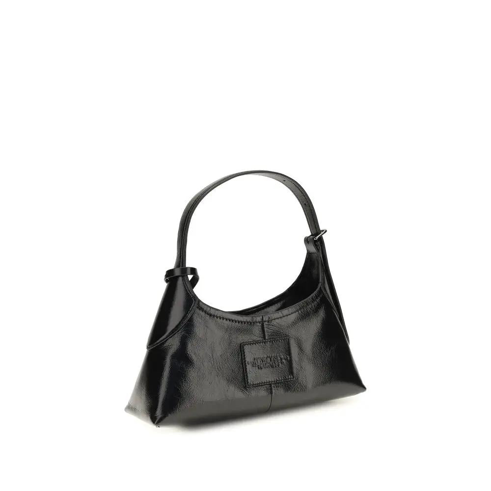 Marc Jacobs Marc Jacobs Black Calf Leather Bos Taurus Shoulder Bag