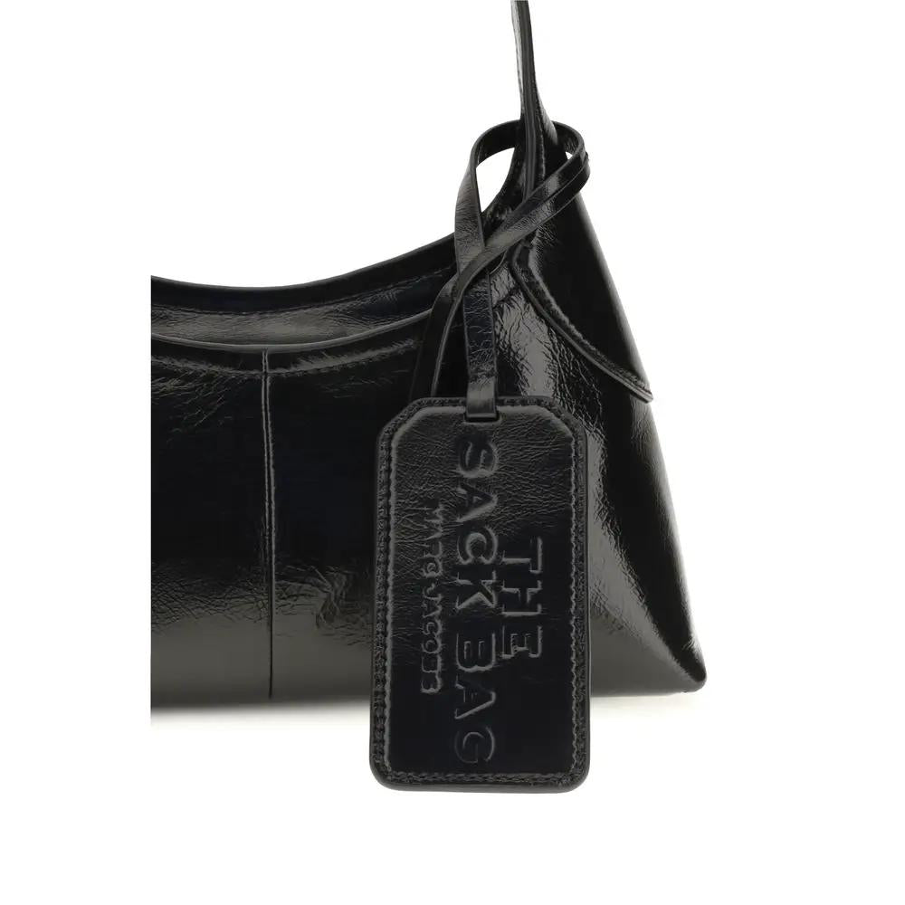 Marc Jacobs Marc Jacobs Black Calf Leather Bos Taurus Shoulder Bag