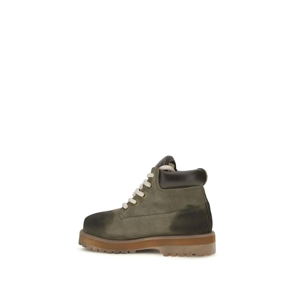 PDF Channel PDF Channel Bicolor Calf Leather Bos Taurus Lace-Up Boots