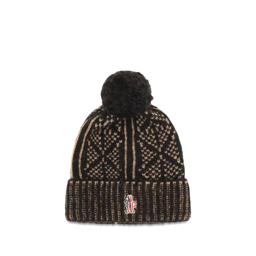 Moncler Grenoble Moncler Grenoble Brown Alpaca Vicugna Pacos Beanie