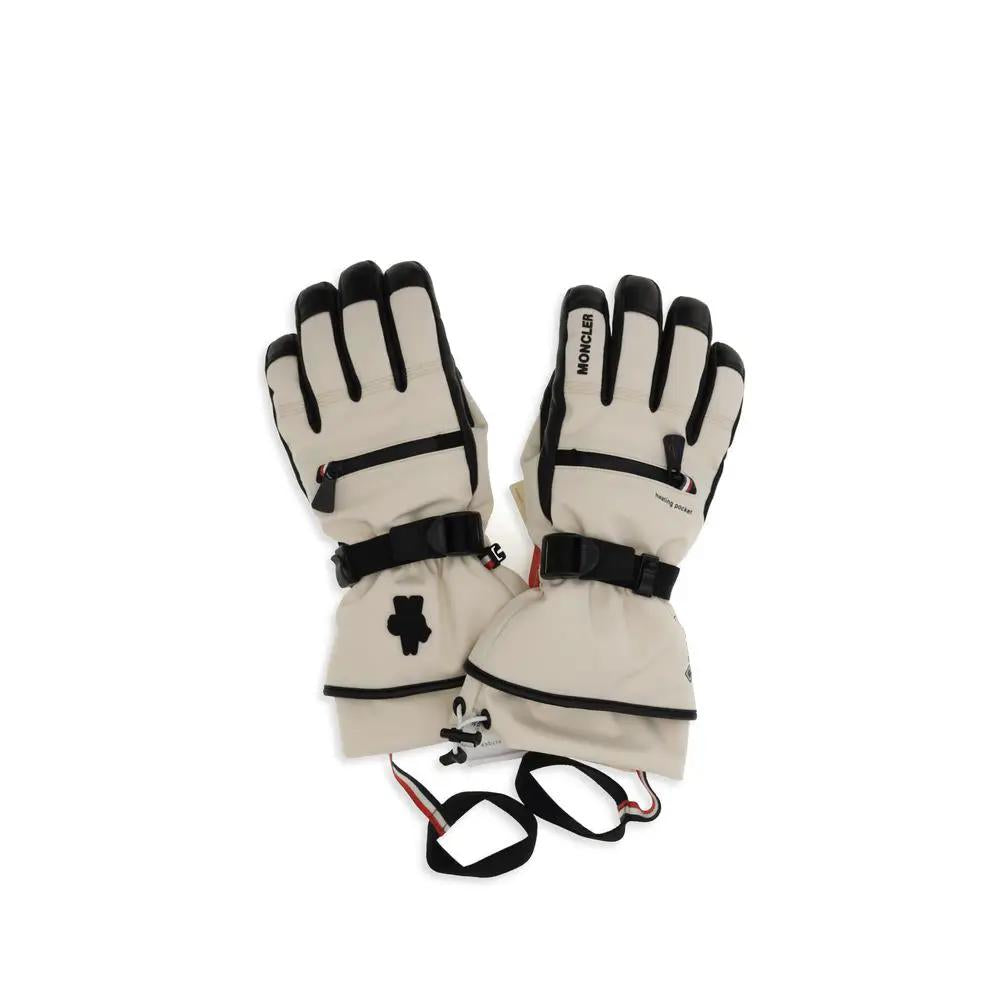 Moncler Grenoble Beige Polyamide Gloves
