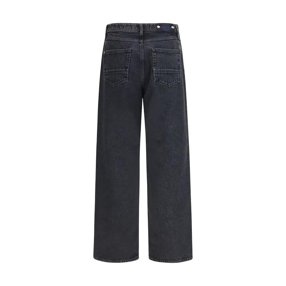 Stone Island Black Cotton Jeans Denim
