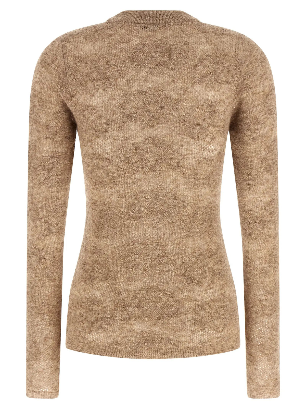 Brunello Cucinelli Beige Silk Cardigan